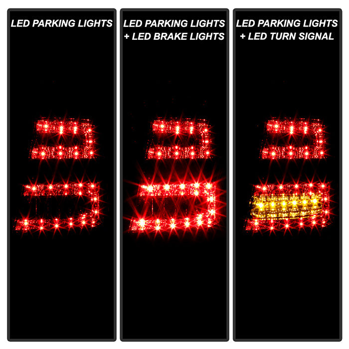FR SPORT Spyder Mercedes Benz W163 M-Class ML 98-05 LED Tail Lights Smoke ALT-YD-MBW16398-LED-SM...