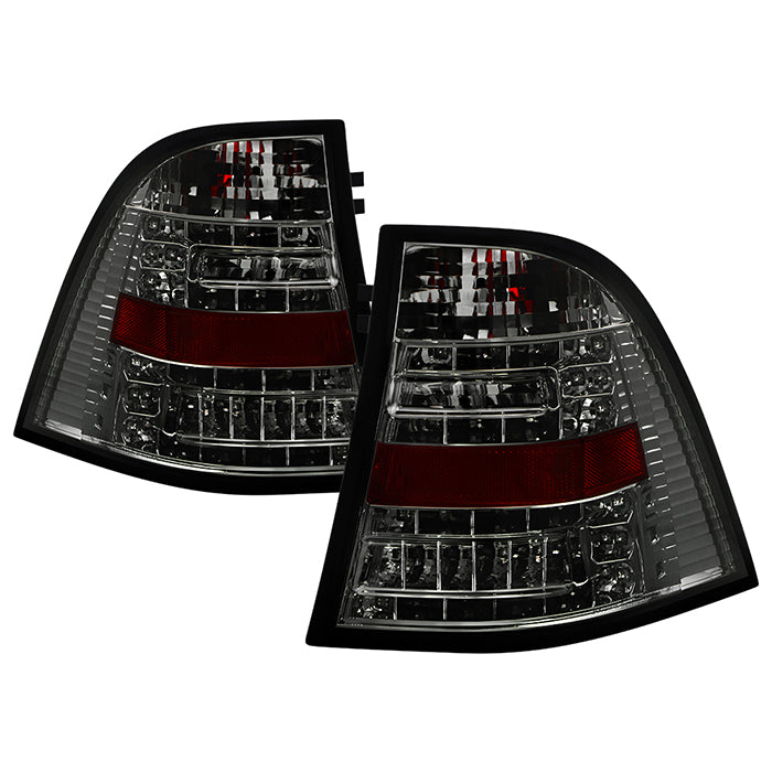 FR SPORT Spyder Mercedes Benz W163 M-Class ML 98-05 LED Tail Lights Smoke ALT-YD-MBW16398-LED-SM...