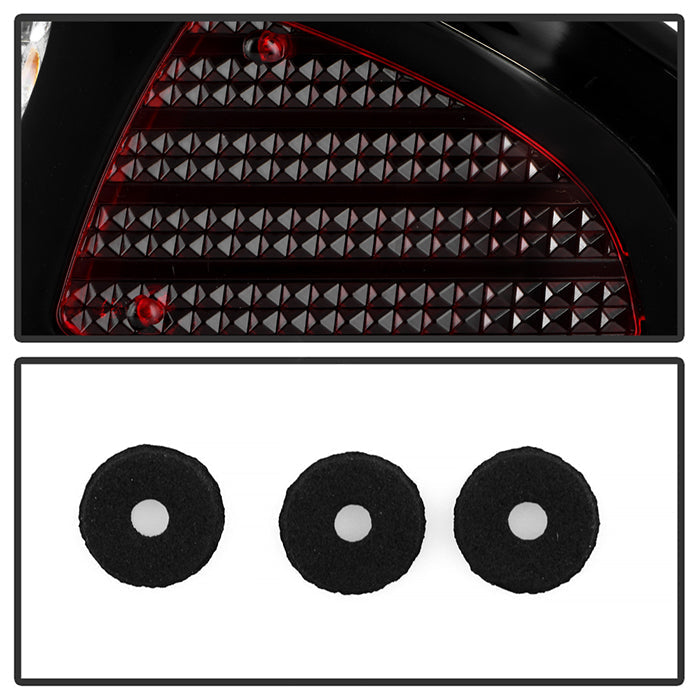 Spyder Nissan 240SX 95-98 LED Tail Lights Black ALT-YD-N240SX95-LED-BK 5006622