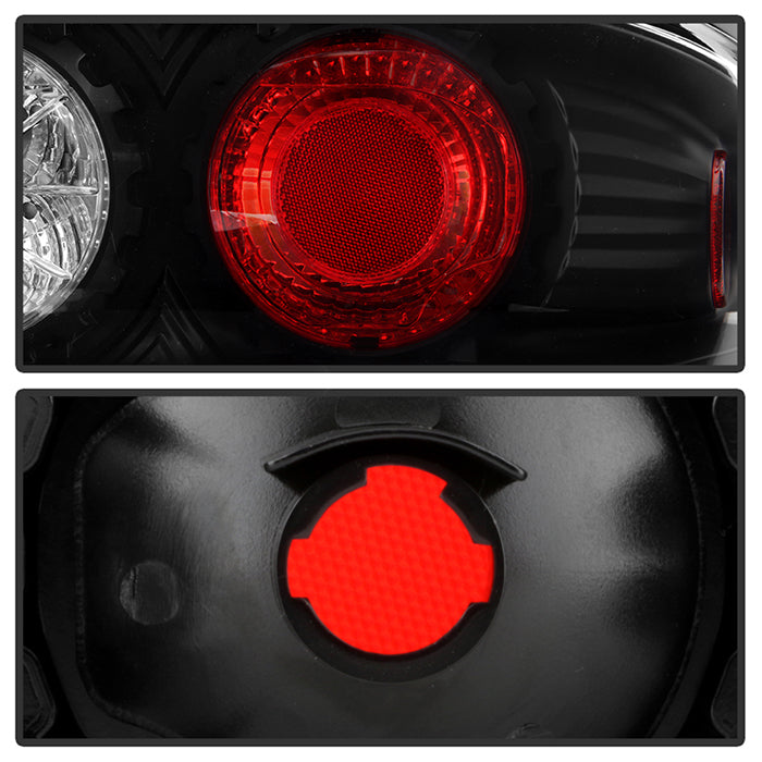 Spyder Nissan Altima 93-97 Euro Style Tail Lights Black ALT-YD-NA93-BK 5006752