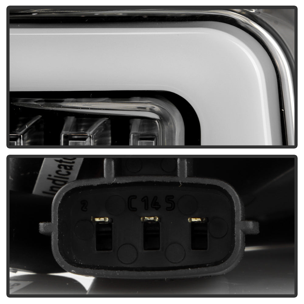 SPYDER 05-21 Nissan Frontier Clear Light Bar LED Tail Lights - Black (ALT-YD-NF05AP-GR-LED-BK) 5089137