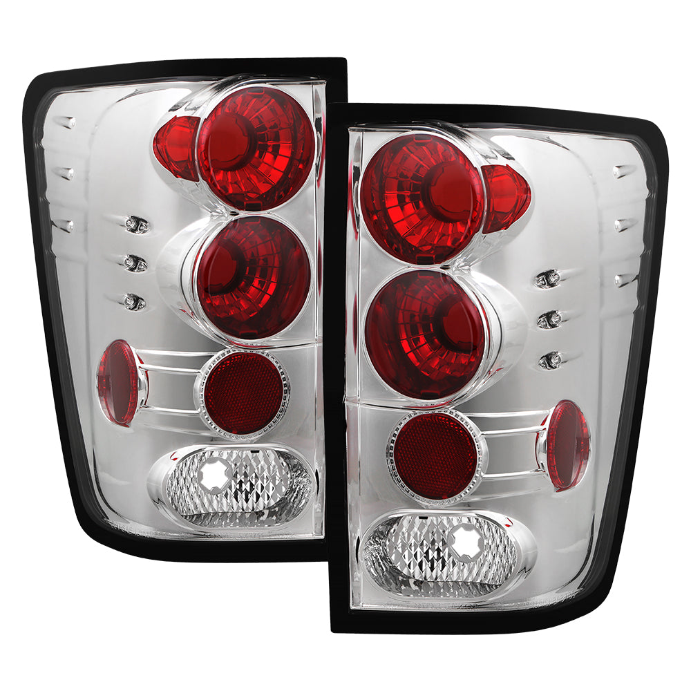 FR SPORT Spyder Nissan Titan 04-14 Euro Style Tail Lights Chrome ALT-YD-NTI04-C 5007032 - View 5
