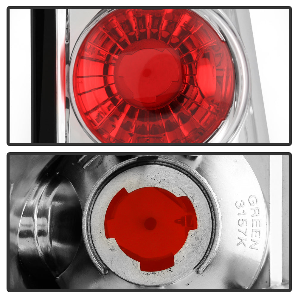 FR SPORT Spyder Nissan Titan 04-14 Euro Style Tail Lights Chrome ALT-YD-NTI04-C 5007032 - View 7