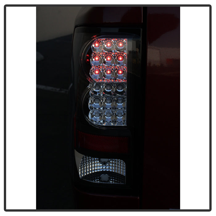 Spyder Nissan Titan 04-14 LED Tail Lights Black ALT-YD-NTI04-LED-BK 5070067