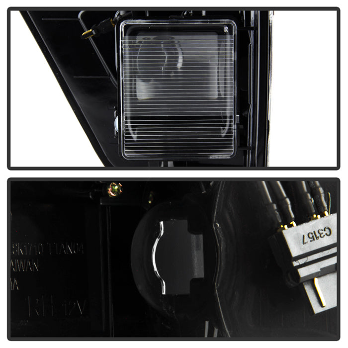 Spyder Nissan Titan 04-14 LED Tail Lights Black ALT-YD-NTI04-LED-BK 5070067