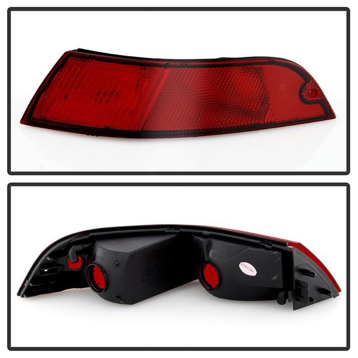 Spyder Porsche 993 1995-1998 OEM Tail Light - Red Smoke 5086761