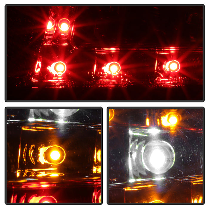 Spyder Porsche 997 05-08 LED Tail Lights Red Smoke ALT-YD-P99705-LED-RS 5037992