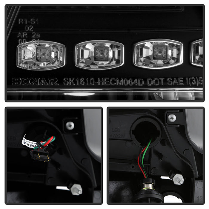 Spyder Pontiac G8 08-09 LED Tail Lights Blk ALT-YD-PG808-LED-BK 5008565
