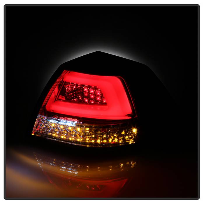 Spyder Pontiac G8 08-09 Version 2 Light Bar LED Tail Lights - Red Clear- ALT-YD-PG808V2-LB-RC 5086075