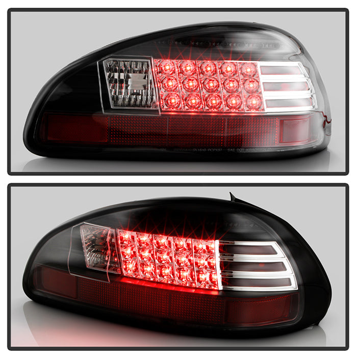 Spyder Pontiac Grand Prix 97-03 LED Tail Lights Black ALT-YD-PGP97-LED-BK 5007148