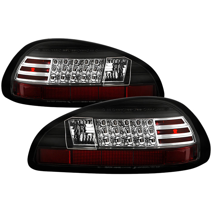 Spyder Pontiac Grand Prix 97-03 LED Tail Lights Black ALT-YD-PGP97-LED-BK 5007148