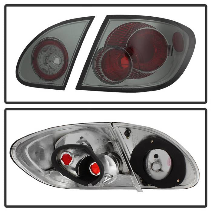 Spyder Toyota Corolla 03-08 Euro Style Tail Lights Smoke ALT-YD-TC03-SM 5033673