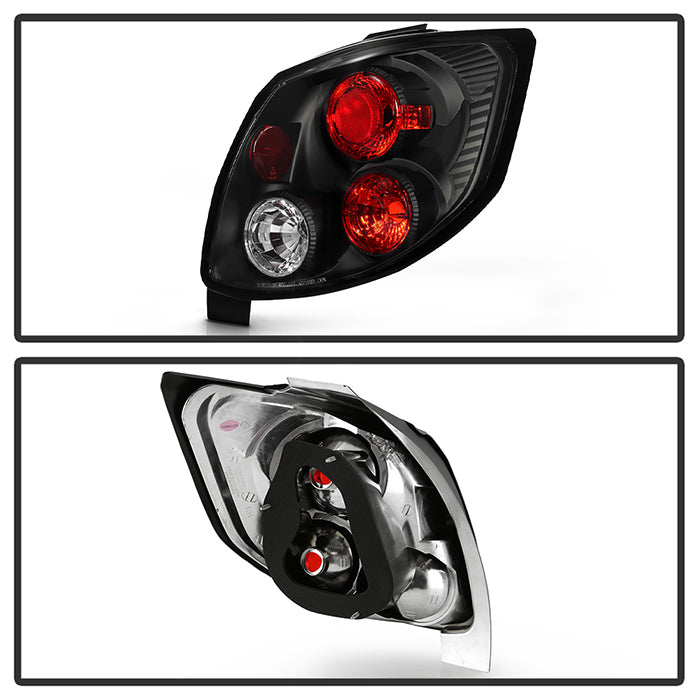 FR SPORT Spyder Toyota Matrix 03-05 Euro Style Tail Lights Black ALT-YD-TMA03-BK 5007599 - View 6