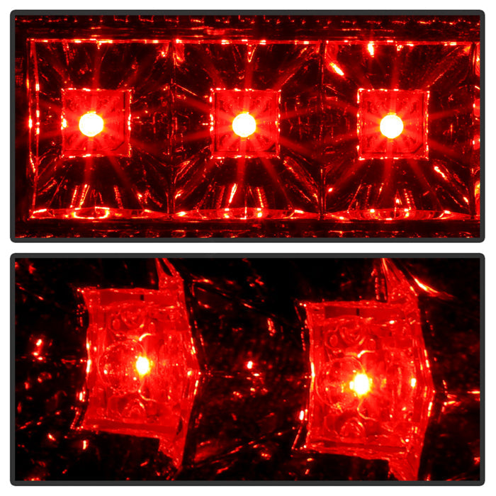 Spyder Scion XB 03-07 Version 2 LED Tail Lights Red Clear ALT-YD-TSXB03-LED-V2-RC 5042750
