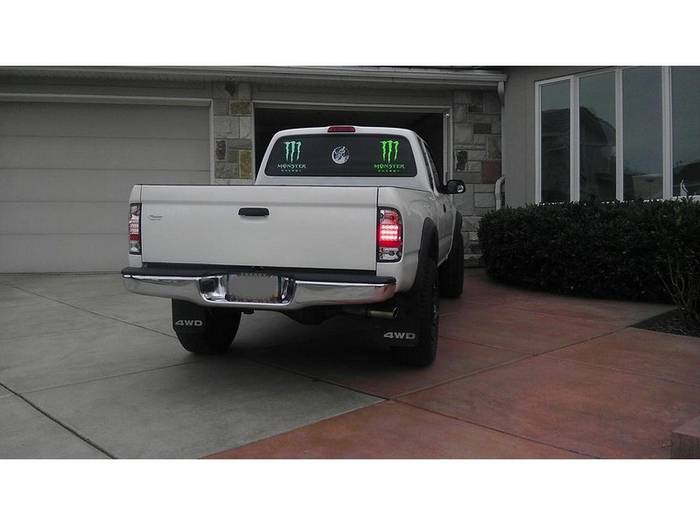 Spyder Toyota Tacoma 01-04 LED Tail Lights Red Clear ALT-YD-TT01-LED-RC 5007872