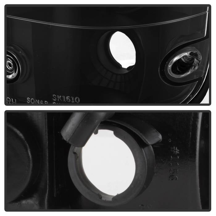 Spyder Toyota Tacoma 95-00 Euro Style Tail Lights Black ALT-YD-TT95-BK 5007988