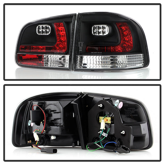 Spyder Volkswagen Touareg 03-07 LED Tail Lights Black ALT-YD-VTOU04-LED-BK 5042699