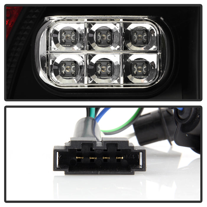 Spyder Volkswagen Touareg 03-07 LED Tail Lights Black ALT-YD-VTOU04-LED-BK 5042699