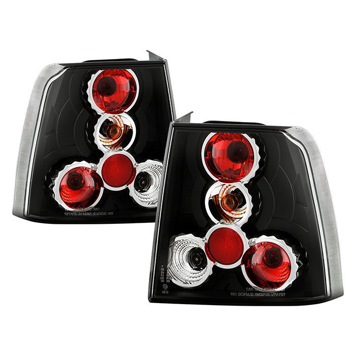 Spyder Volkswagen Passat 97-00 Euro Style Tail Lights Black ALT-YD-VWPAT97-BK 5008497
