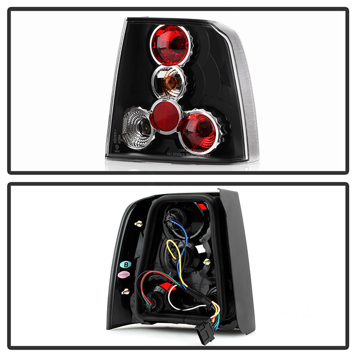 Spyder Volkswagen Passat 97-00 Euro Style Tail Lights Black ALT-YD-VWPAT97-BK 5008497