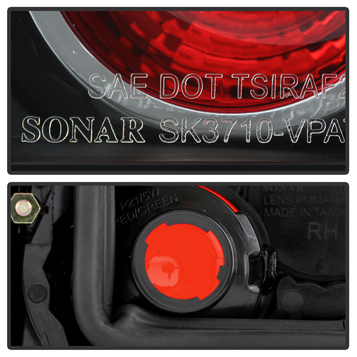 Spyder Volkswagen Passat 97-00 Euro Style Tail Lights Black ALT-YD-VWPAT97-BK 5008497