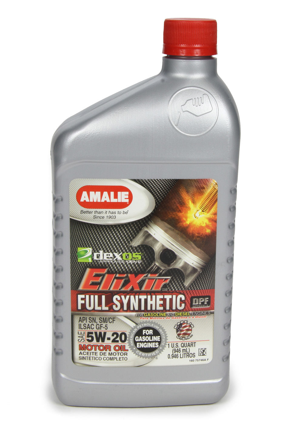 Elixir Full Synthetic 5w20 Dexos1 1 Qt - AMA7574656