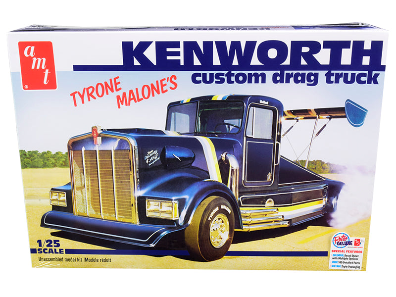 Rapid Vehicles Skill 3 Model Kit Tyrone Malone's Kenworth Custom Drag Truck 1/25 Scale Model by...