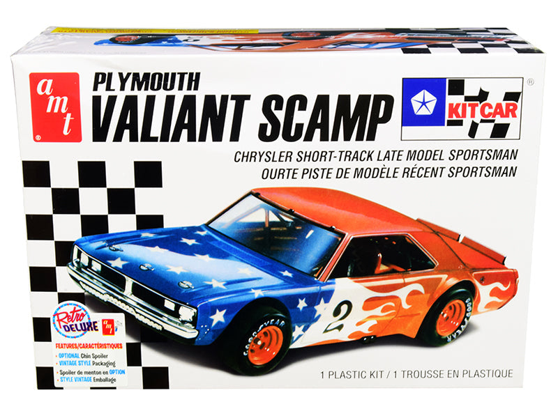 Rapid Vehicles Skill 2 Model Kit Plymouth Valiant Scamp Kit Car 1/25 Scale Model by AMT  free...