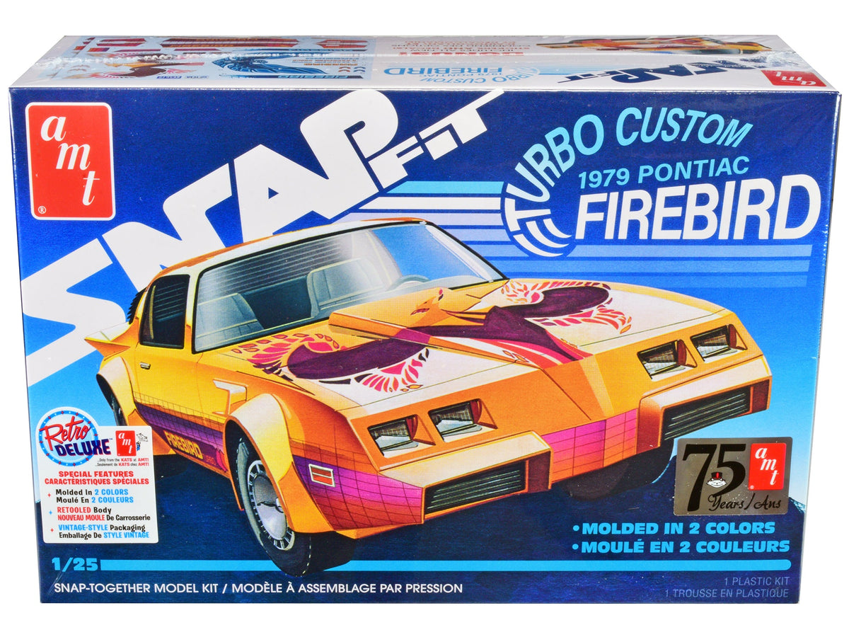 Rapid Vehicles Skill 1 Snap Model Kit 1979 Pontiac Firebird "Turbo Custom" 1/25 Scale Model by...