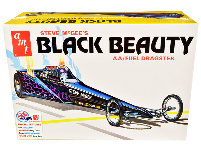 Rapid Vehicles Skill 2 Model Kit Steve McGee's Black Beauty Wedge AA/Fuel Dragster 1/25 Scale...
