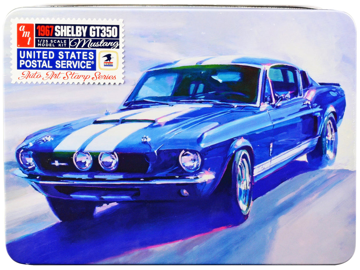 Rapid Vehicles Skill 2 Model Kit 1967 Shelby Mustang GT350 USPS (United States Postal Service)...