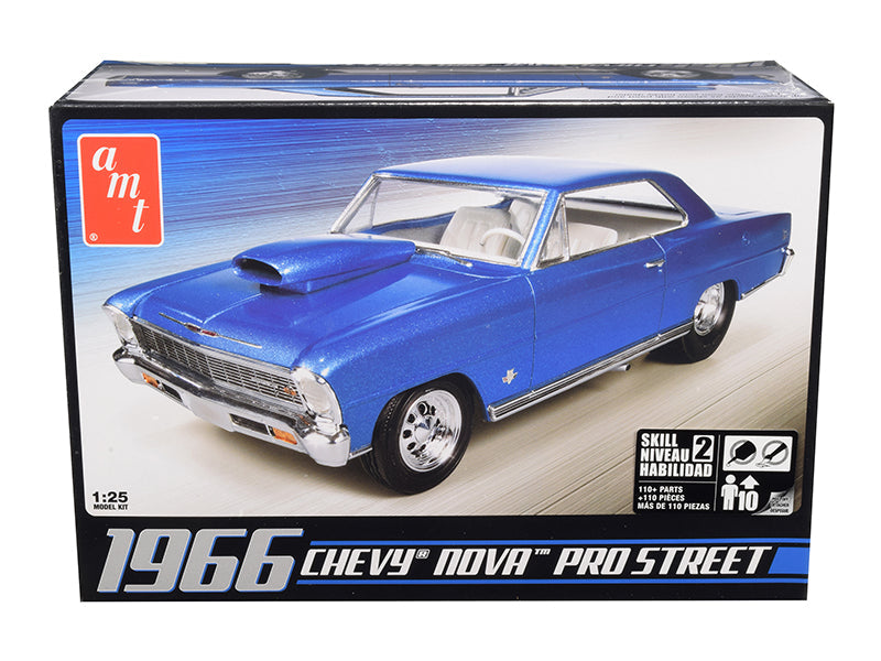 Rapid Vehicles Skill 2 Model Kit 1966 Chevrolet Nova Pro Street 1/25 Scale Model by AMT  free...