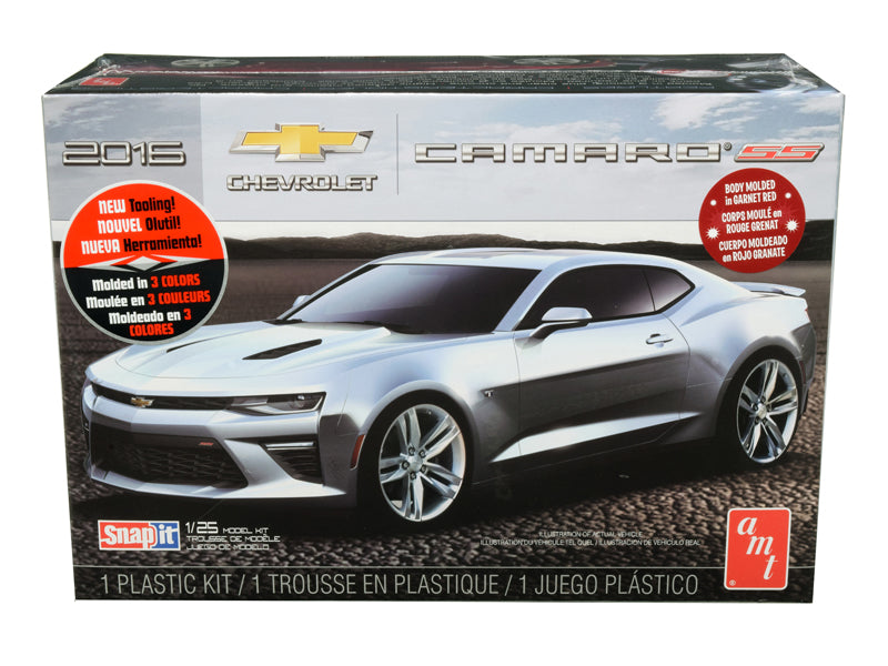 Rapid Vehicles Skill 1 Snap Model Kit 2016 Chevrolet Camaro SS 1/25 Scale Model by AMT  free...