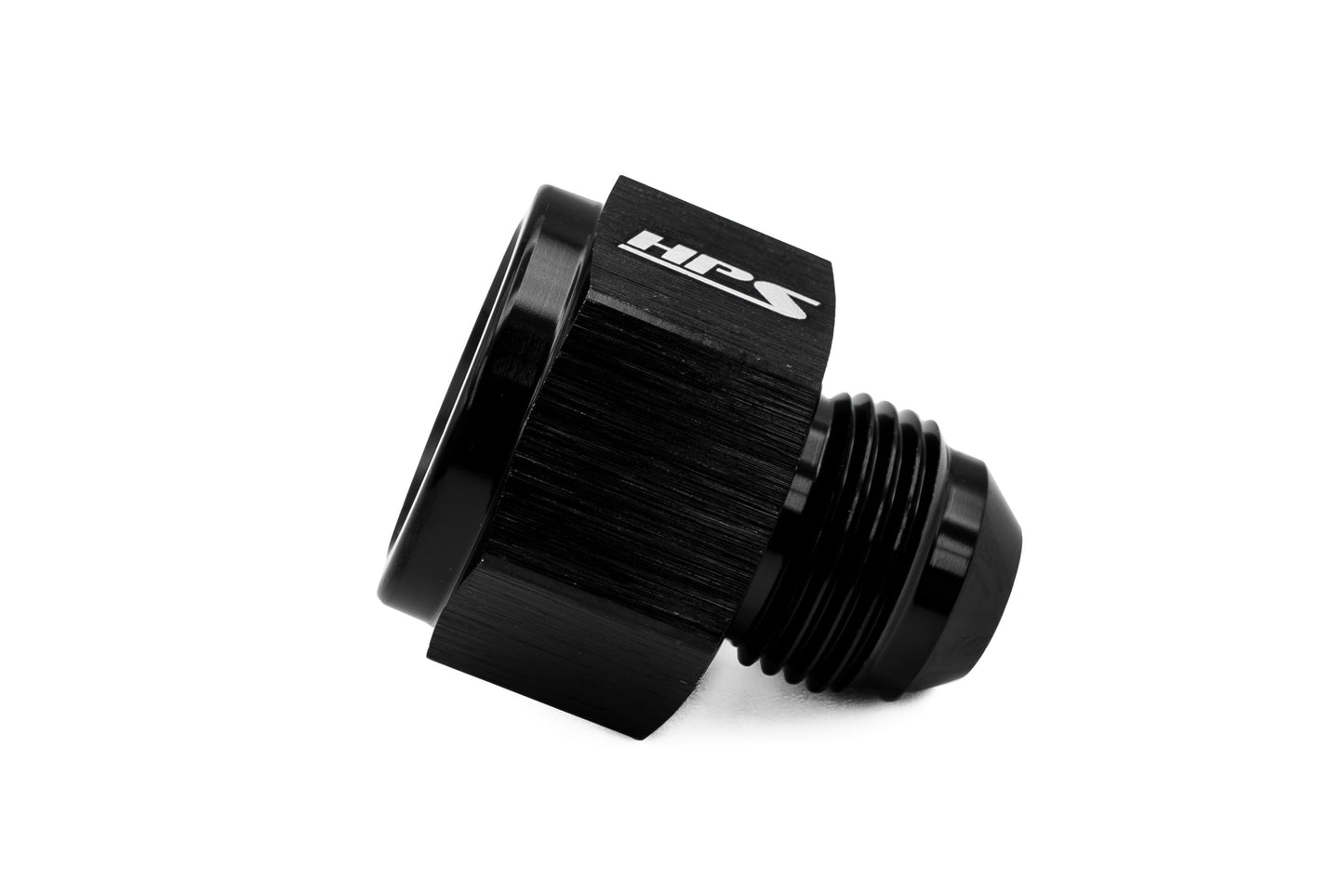 HPS Performance Products AN Female to AN Male Reducer Adapter, Aluminum, Black
