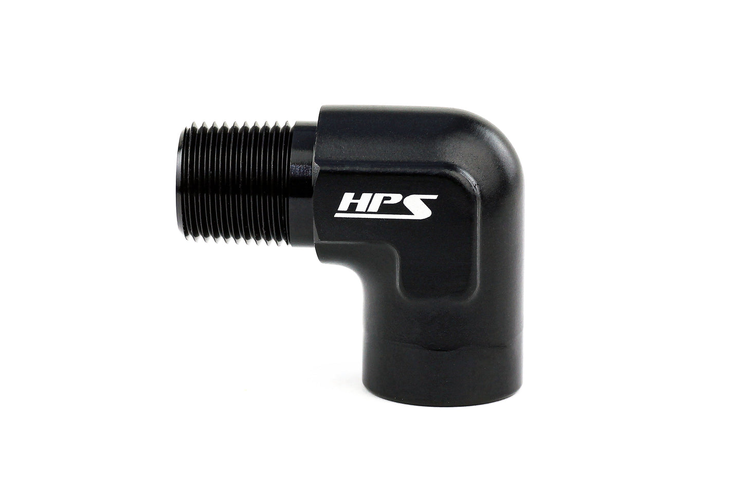 HPS Performance Products NPT Male To NPT Female Adapter, Aluminum, Black