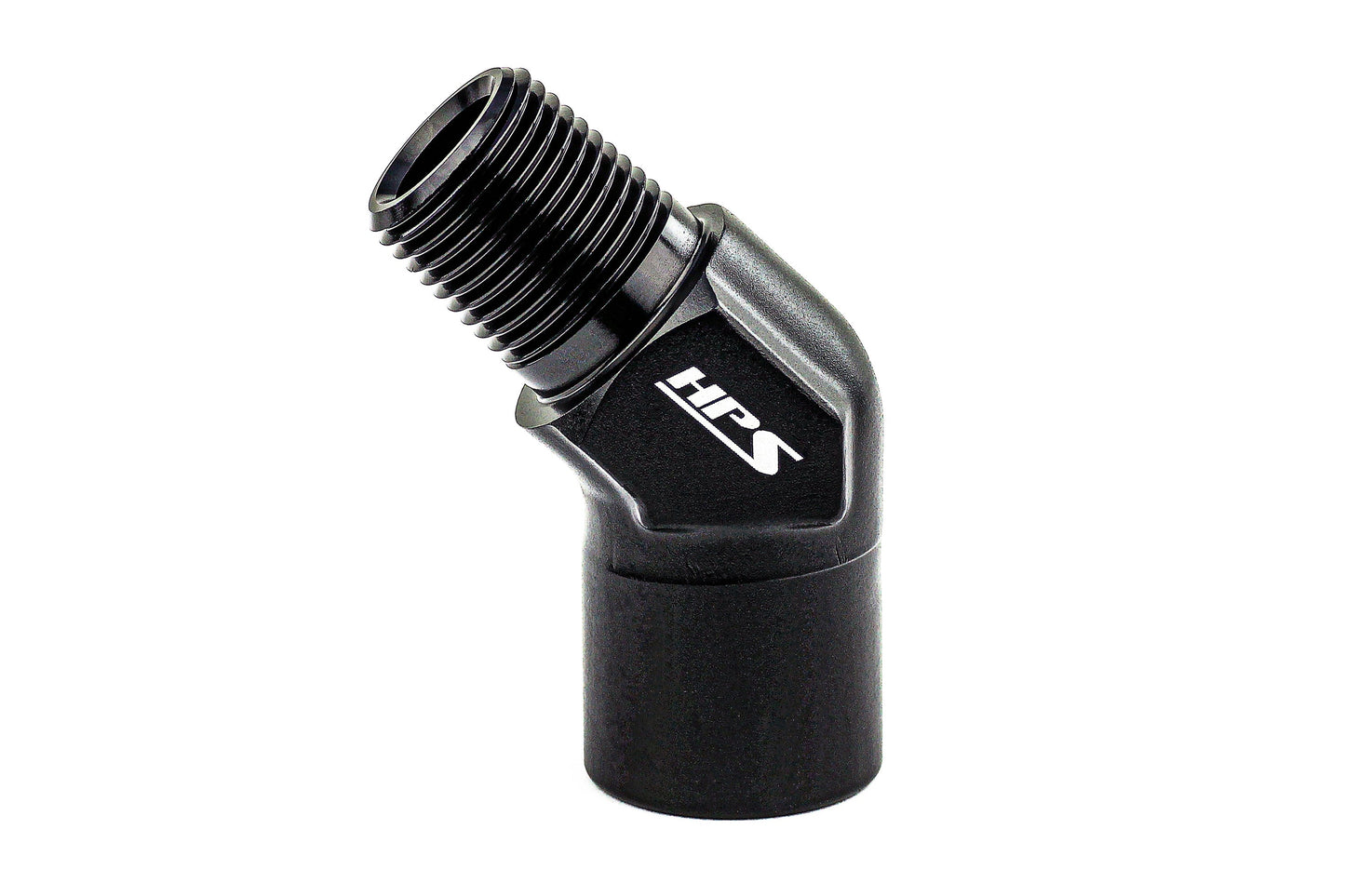 HPS Performance Products NPT Male To NPT Female Adapter, Aluminum, Black