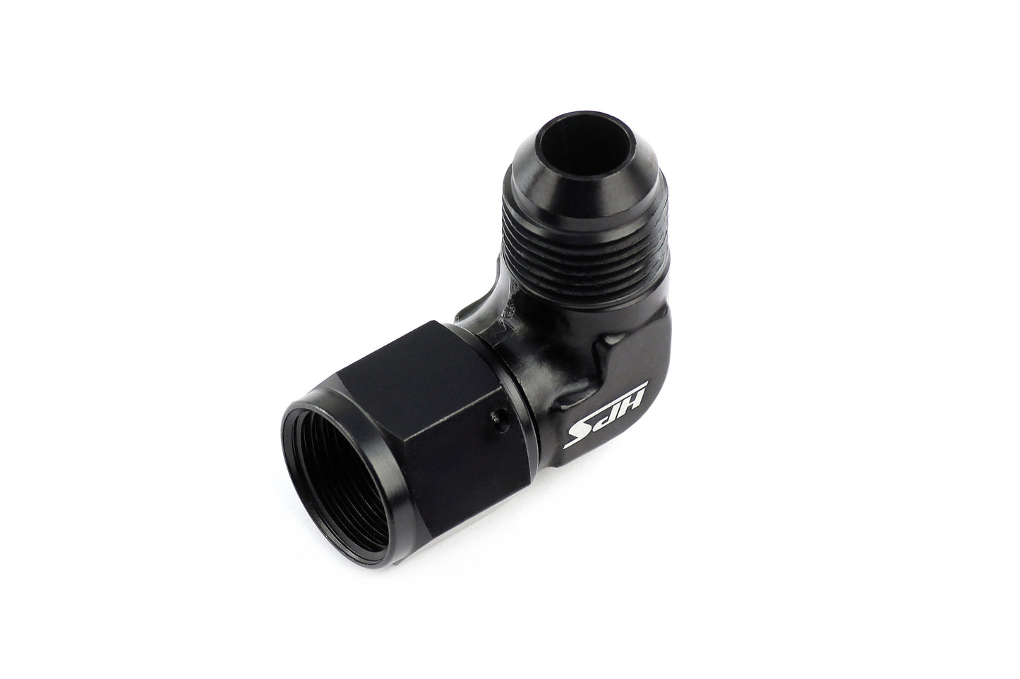 HPS Performance Products AN Male to Female Swivel Adapter, Aluminum, Black