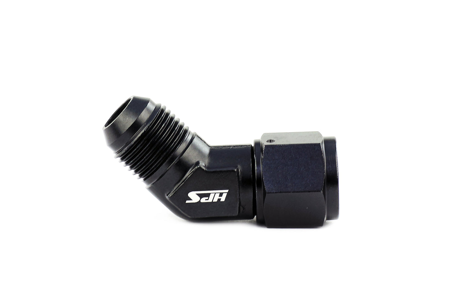 HPS Performance Products AN Male to Female Swivel Adapter, Aluminum, Black