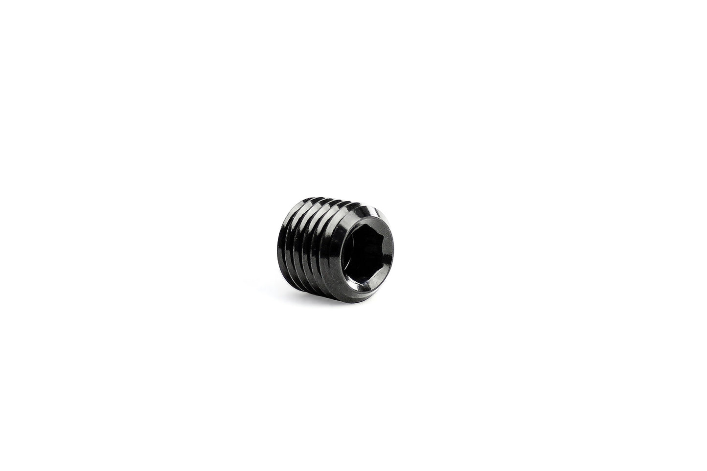 HPS Performance Products AN Fittings NPT Allen Plug, Aluminum, Black