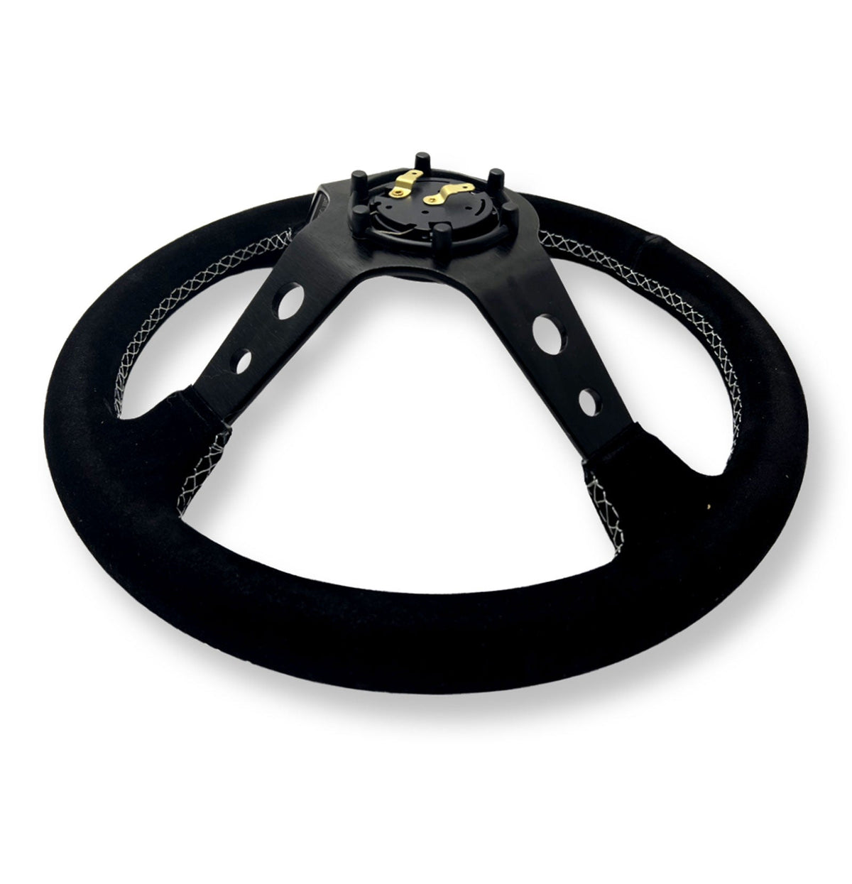 Bull Boost Performance 350mm Steering Wheel + Short Hub Adapter Kit For Mazda Miata RX-7 RX-8...