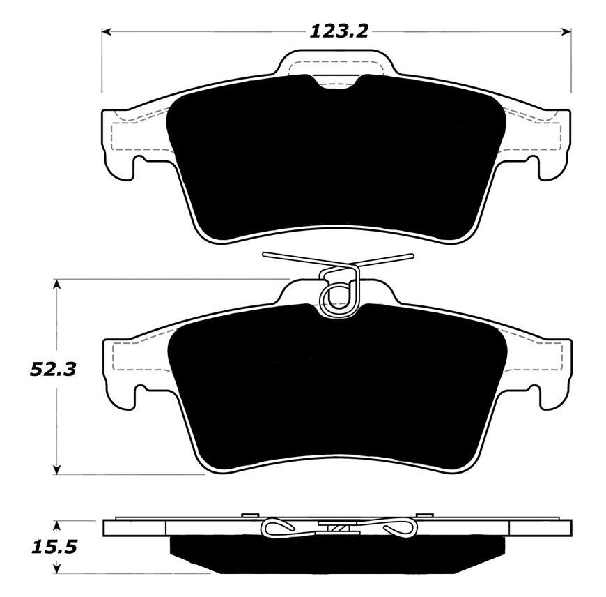 Porterfield Brake Pads for 2013 FORD ESCAPE