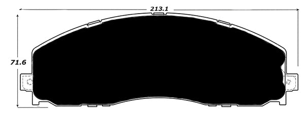Porterfield Brake Pads for 2013 FORD F250 3/4 Ton 4WD Rear Discs 7 Lug