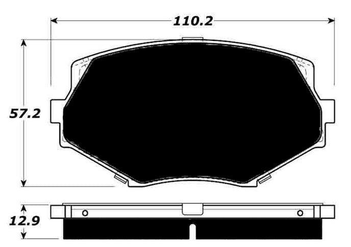 Porterfield Brake Pads for 1994 MAZDA MX-5 MIATA