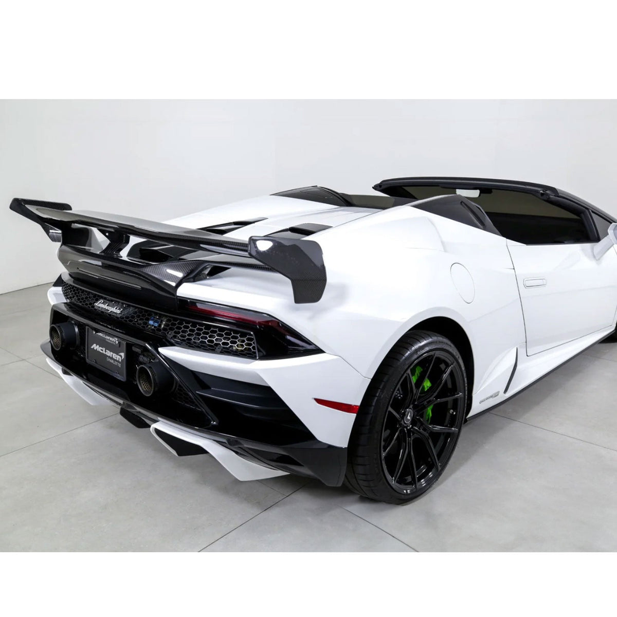 STRATEC SYSTEMS AP Style Dry Carbon Fiber Rear Wing with Base Panel for Lamborghini Huracan LP580...