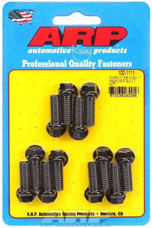 Header Bolt Kit - 6pt. 3/8 x 1.00 UHL (12) - 1001111