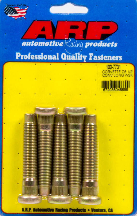 Wheel Stud Kit 5pk C5 Corvette 1/2-20 Conv. - 1007731