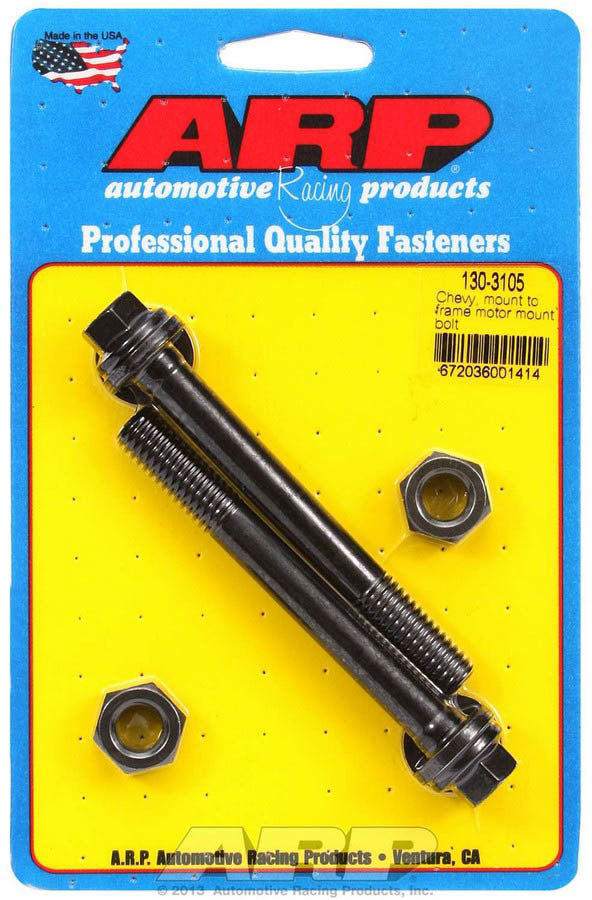 Chevy V8 Motor Mount to Frame Bolt Kit - 6pt. - 1303105