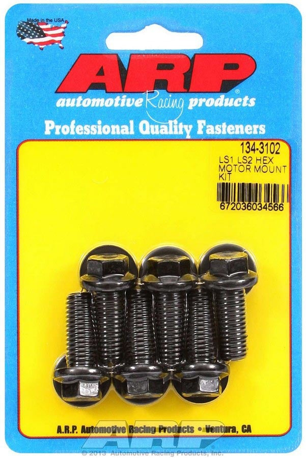Motor Mount Bolt Kit 6pt. LS1/LS2 - 1343102