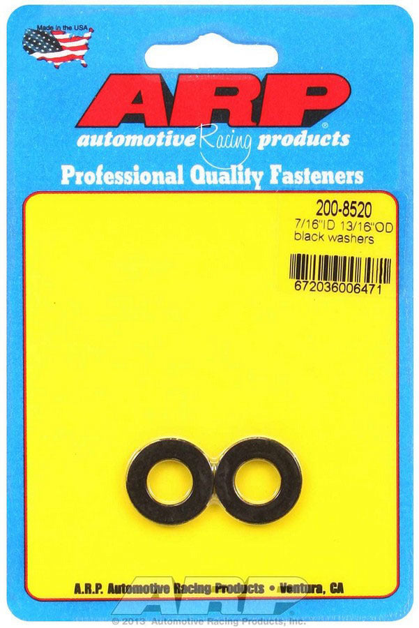 7/16 ID x 13/16 OD Black Washers (2pk) - 2008520