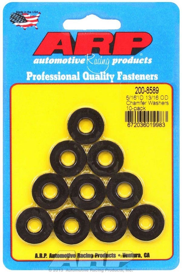 Black Washers - 5/16 ID x 13/16 OD (10) - 2008589
